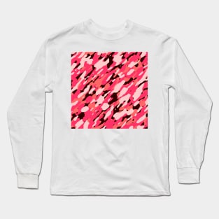 Light pink Camouflage Long Sleeve T-Shirt